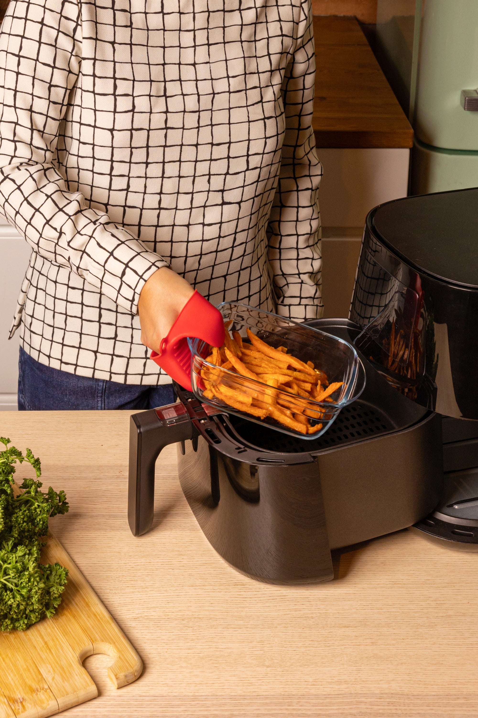 Glass Air Fryer Roasters