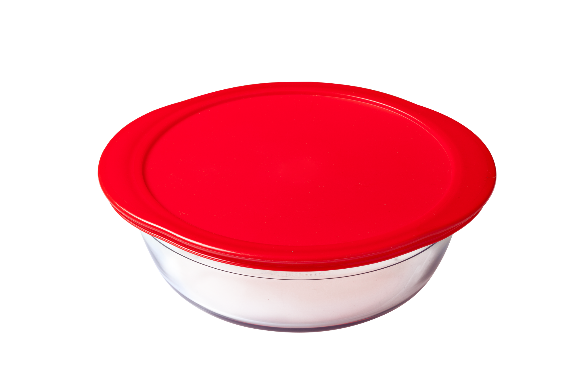 Glass Round Storage Box with Lid