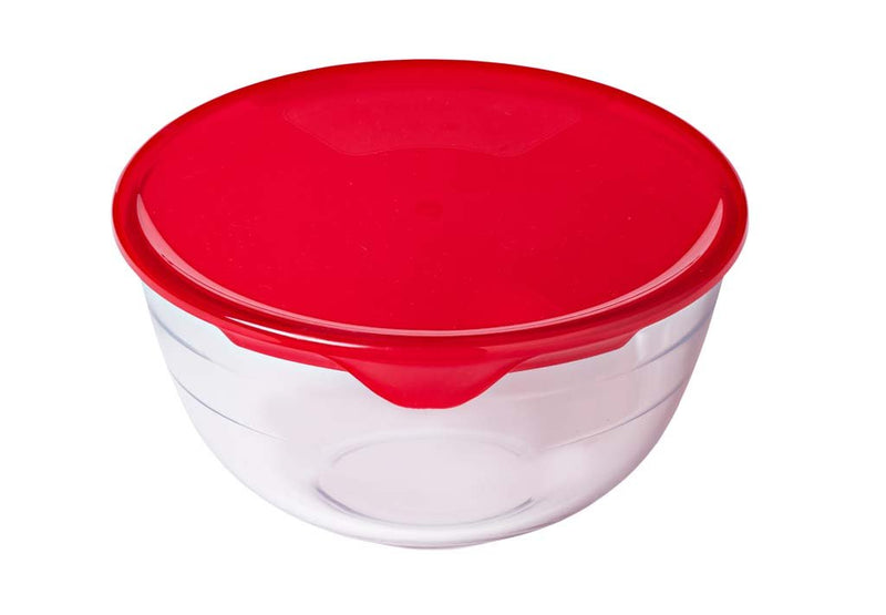 Glass Mixing bowl with lid - Ôcuisine cookware