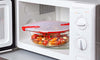 Glass Round storage dish with steam valves