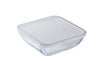 Glass Square storage dish with lid
