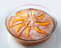 Glass Flutted flan dish 26cm
