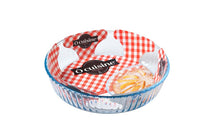Glass Flutted flan dish 26cm