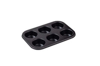Carbon steel 6 cup muffin tray